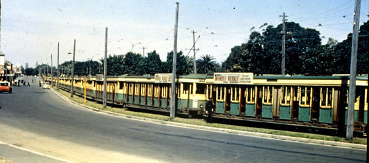 GOING TO THE FOOTY BY TRAM